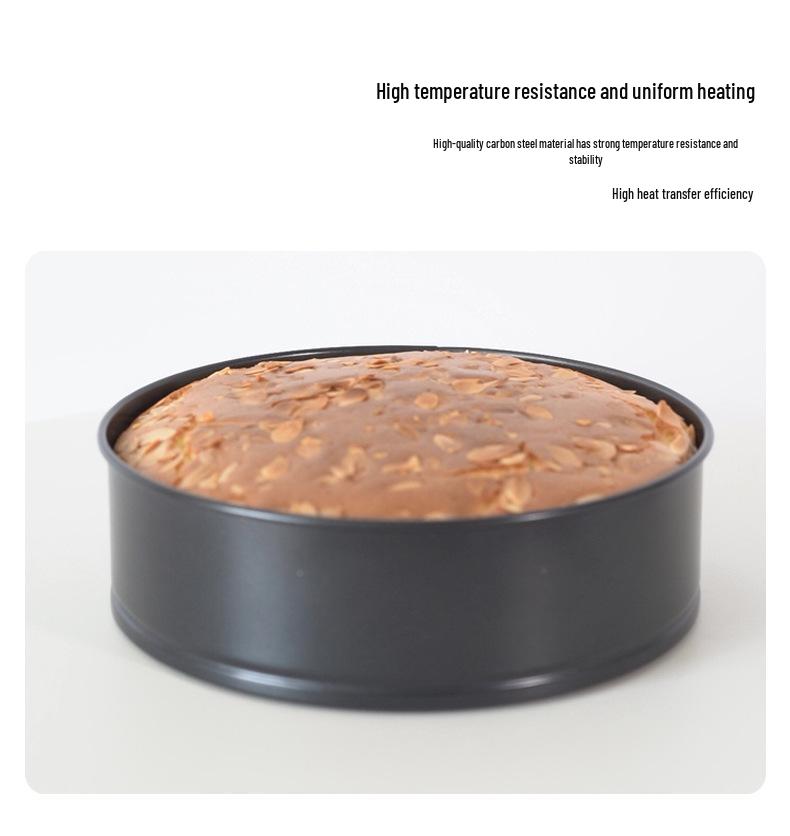 Non-Stick Round Cake Pan Set - Buckle Design for Baking