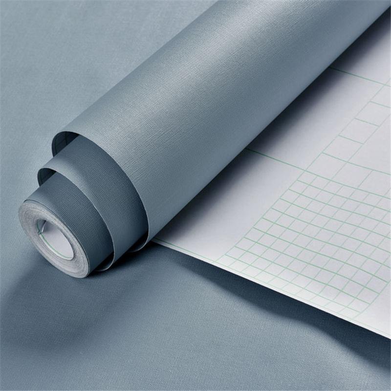 Samoprzylepna Wodoodporna Tapeta Jednolity Kolor Macaron Tapeta Sypialnia Salon Dekoracja DIY Remont Domu