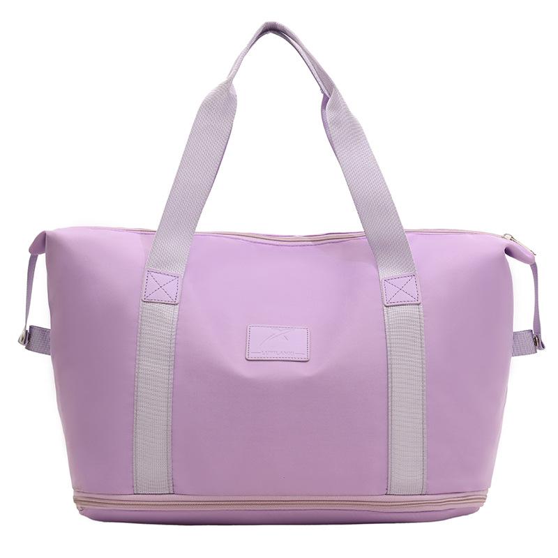 

Yoga Fitness Bag: Wet/Dry Separation, Large Capacity, Single Shoulder, Travel & Storage 20-35L фиолетовый