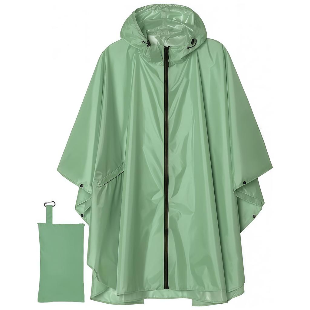 Mantello Impermeabile Telo Multifunzionale 3-in-1 Tappetino Zaino Alpinismo Outdoor Camouflage Tattico con Cappuccio Mantello Poncho