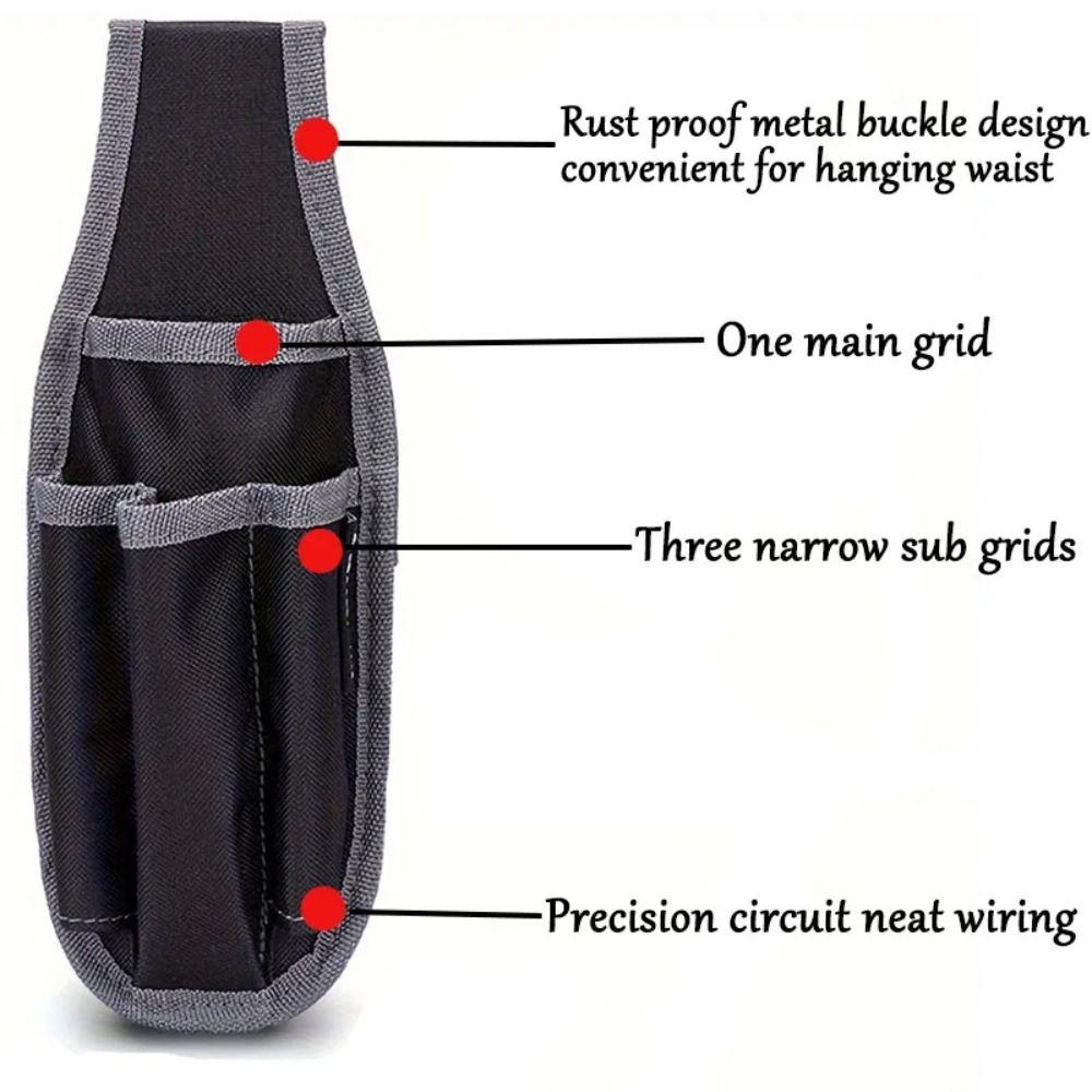 Wear-resistant Tool  Belt Multilayer Storage Electrician Tool  Bag Tool Waist Bag  Woodworking