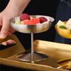 Elegante Retro-Dessertschalen aus Edelstahl mit Fuß 150ml/250ml Fassungsvermögen für Eis Cocktails Salate