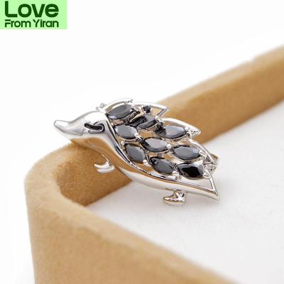 Ankunft Zirkonia Igel Kragen Pin Für Frauen Und Männer Unisex Mode Kupfer Brosche Tier Design Kinder Geschenk