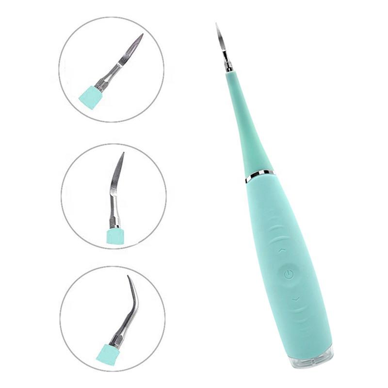 Portable Electric Teeth Cleaner Sonic Teeth Scaler Dental Tooth Calculus Stains Tartar Remover For Adult Teeth Whitening Tool