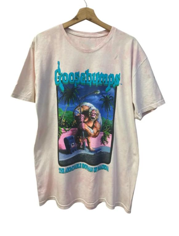 Goosebumps Movie Tee Rare Tie Dye Vintage 2000s Horror Graphic Shirt S-5XL Unisex T-Shirt S