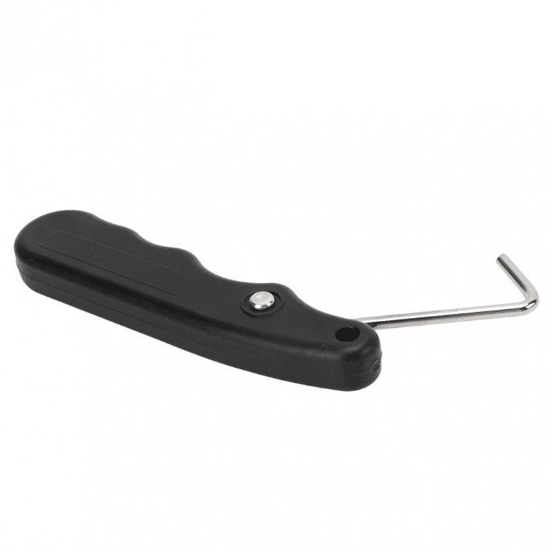 Hockey Skates Lace Tightening Portable Tightener Skate Tie with Extended Hook Skates Hold Handle Ice Skating Tool