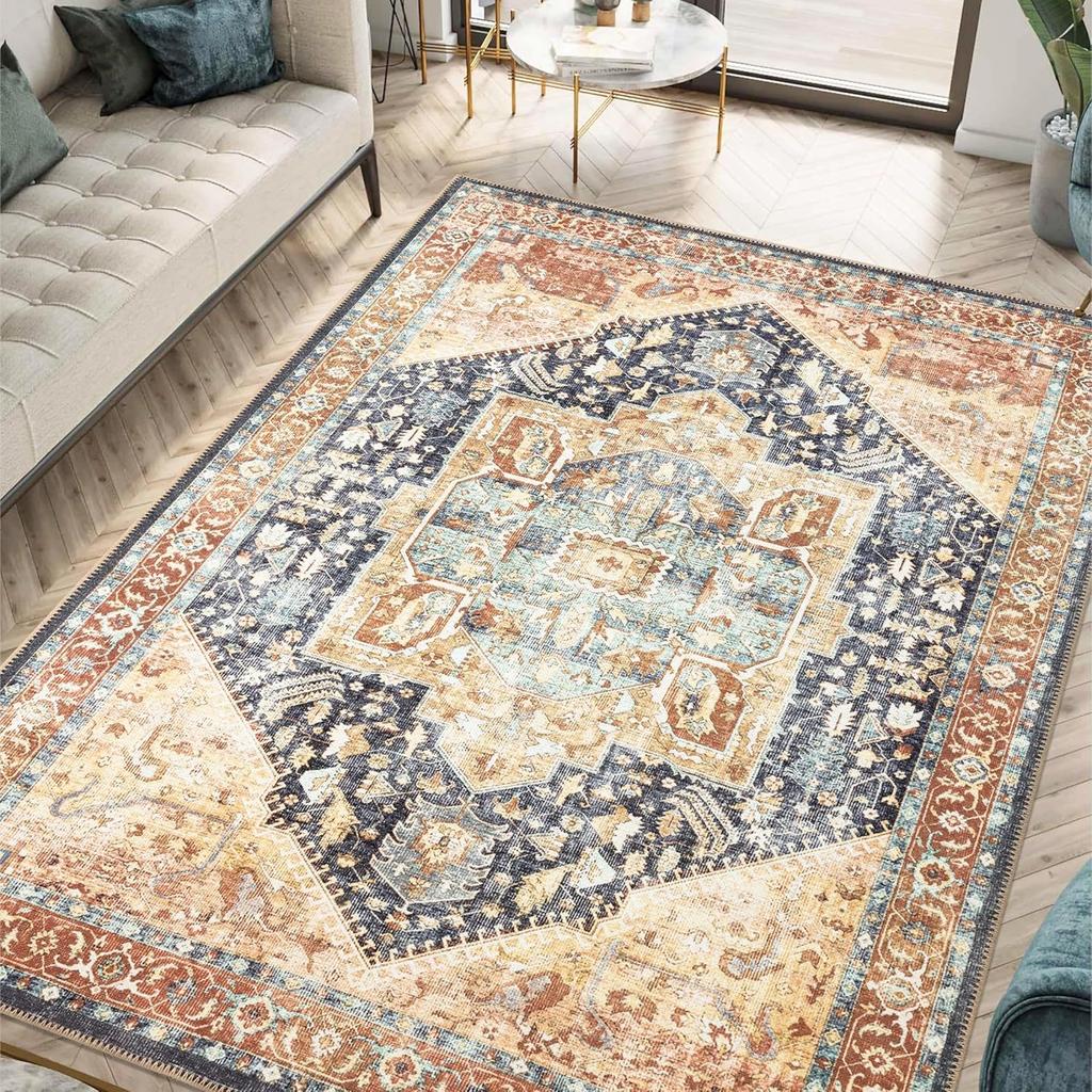 American Persian Carpet Living Room Fully Covered Large Area Sofa Carpet Bedroom Bedside Carpet
