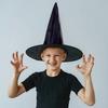 Scary Halloween Witch Hats Creepy Ribbon Witch Hats Cosplay Witches Hats Props for Halloween Costume Favors Party Bar Haunted House Decoration