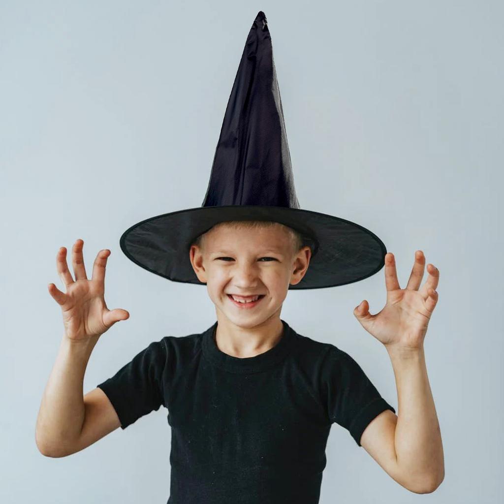Scary Halloween Witch Hats Creepy Ribbon Witch Hats Cosplay Witches Hats Props for Halloween Costume Favors Party Bar Haunted House Decoration