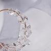 Simple Temperament Crystal Circle Earrings, Fashionable Design Sense Niche Earrings Women