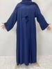 Women's Solid Color Muslim Robe: Multi-Color, Plus Size, Autumn Collection