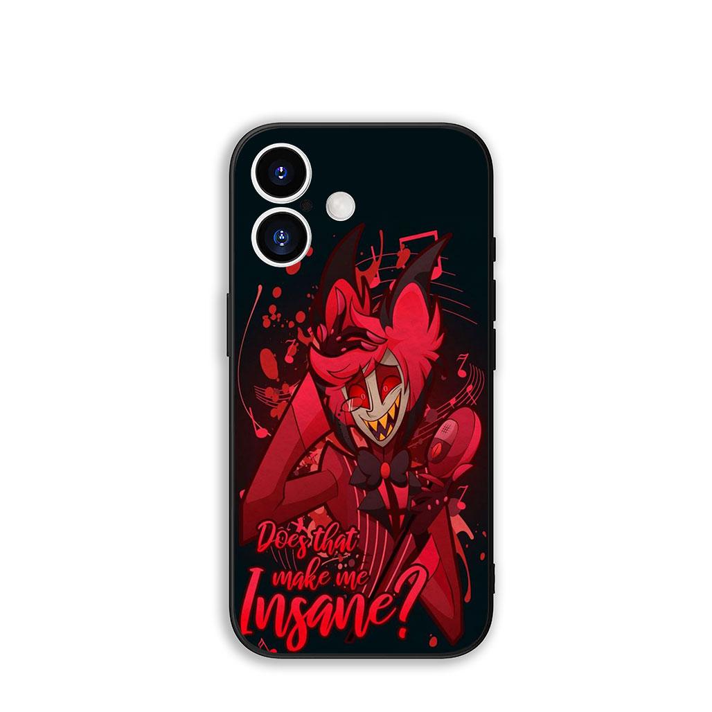 

Чехол для телефона H-Hazbin Hotel Charile Angel Dust для Apple iPhone 16 15 14 Plus 13 12 Mini 17 Pro Max + ProMax 16E Air 15+ Чехол iPhone 14 Pro