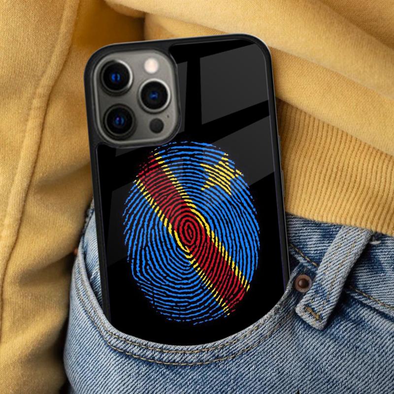 Demokratische Republik Kongo Flagge Weiche Handyhülle für iPhone 17 Air 16e Pro max 15 Pro 13 14 Plus 11 12 MagSafe Magnetische Hülle