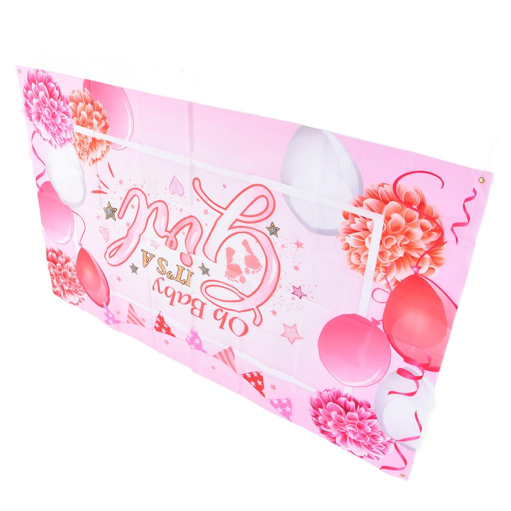 Baby Shower Backdrop Safe Easy Cleaning Exquisite Beautiful Baby Shower Decorations