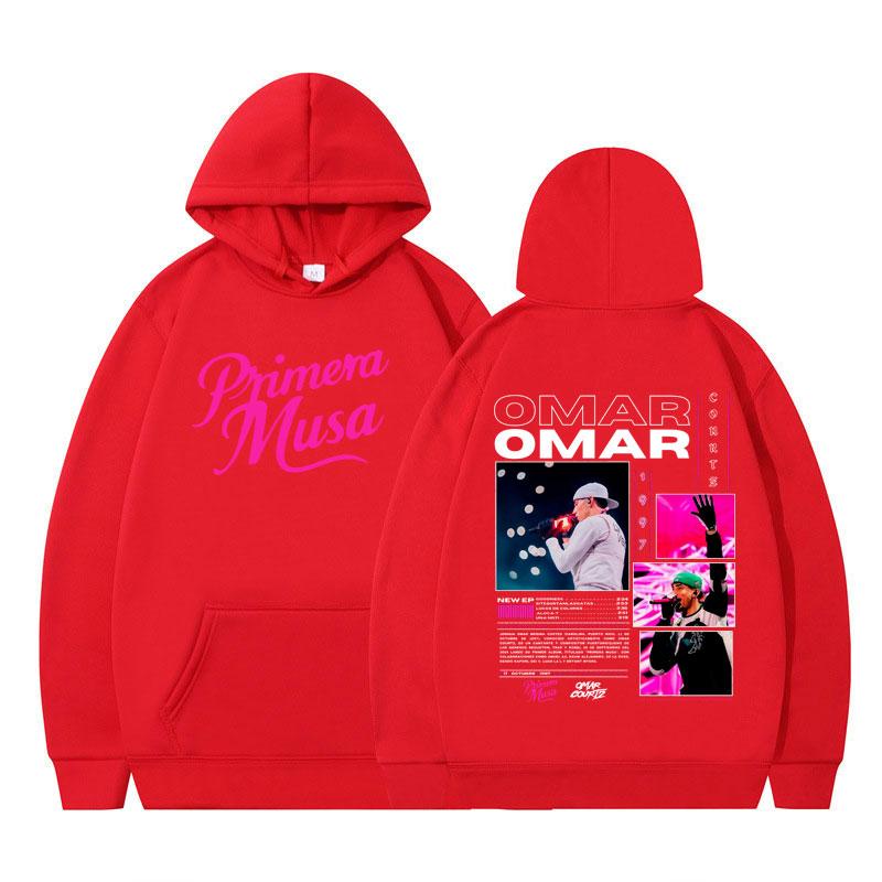 Omar Courtz Primera Musa Album Tour 2025 Hoodie Men Women Aesthetic y2k clothes Pullover Long-sleeved Thick Casual Sportswear
