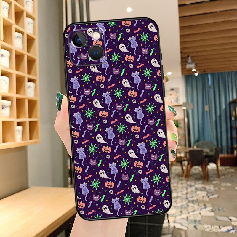 Halloween Aesthetic Phone Case For iPhone 15 Pro Max 14 13 12 11 16 17 Pro Max mini 15 16 Plus 16e 17 Air Cover
