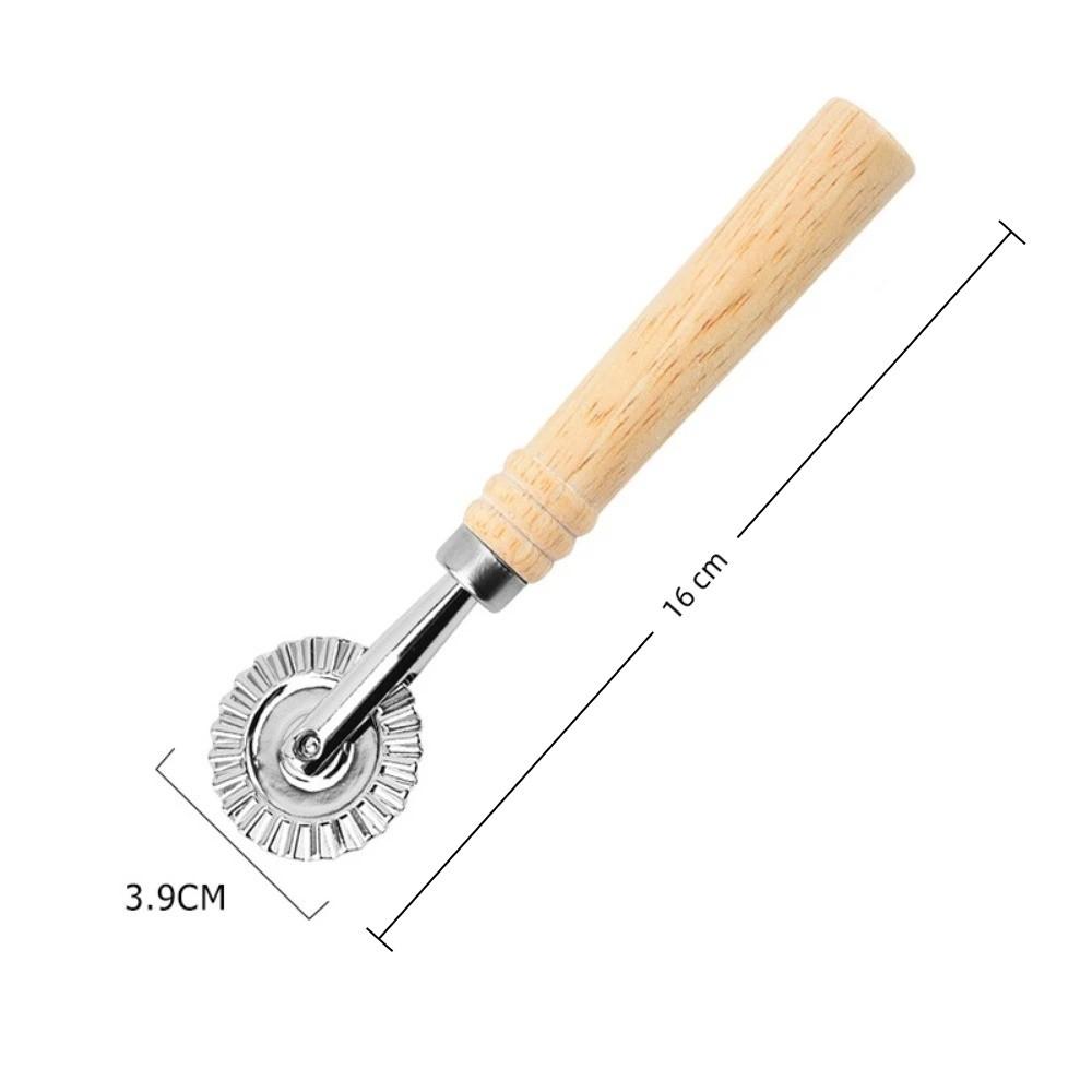 with Wooden Handle Pastry Press Mold Dumpling Lace Embossing Device Quality Pasta Molds