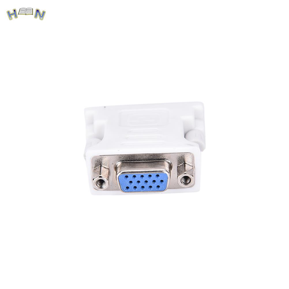 1pc DVI D Male To VGA Female Socket Adapter Converter VGA To DVI/24+1 Pin Male To VGA Female Adapter Converter
