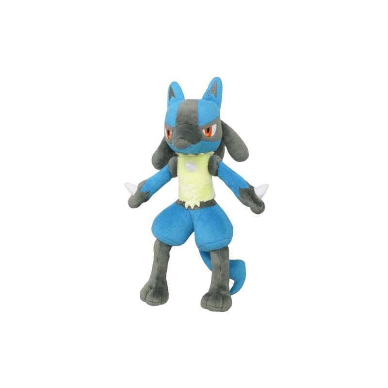 Sanei Boeki Pokemon ALL STAR COLLECTION Lucario (S) W10.5 X D10 X H29.5cm Plush Toy Pokemon PP12