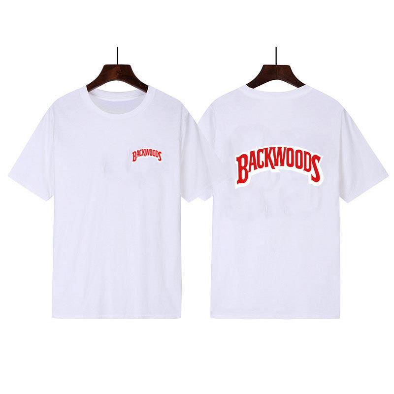 Hot-Selling Backwoods Letter Print Short-Sleeved Men'S And Women'S T-Shirts Wish Explosion