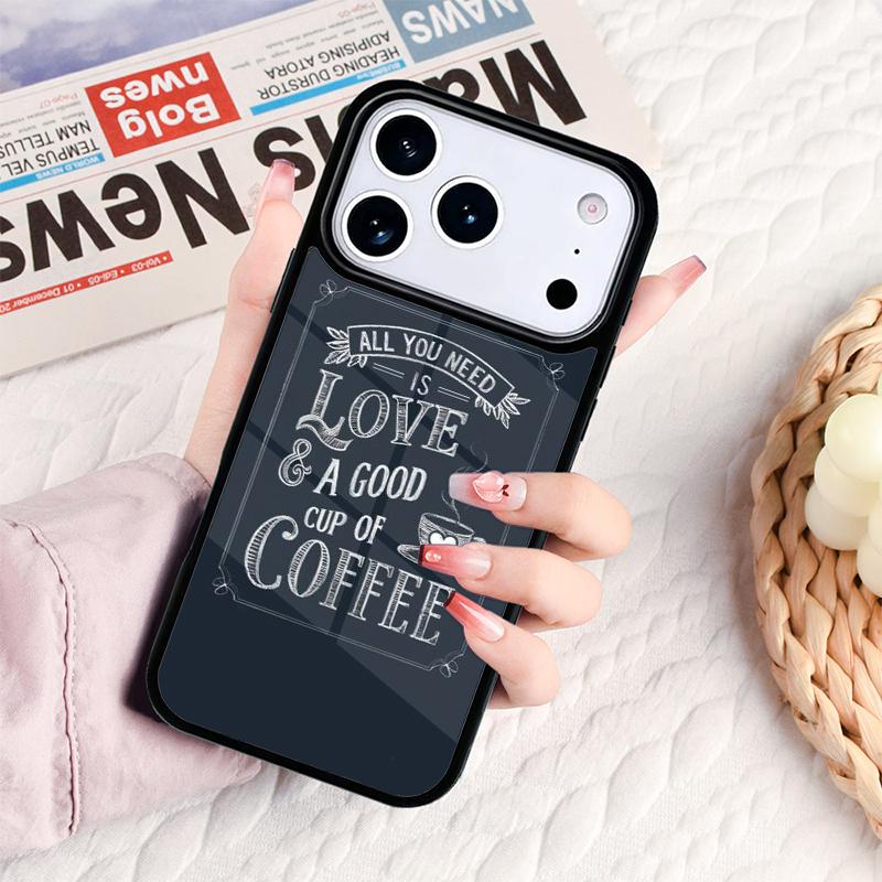A Cup Of Coffee Phone Case For IPhone 17 16e 15 14 13 12 11 Pro Max Air Mini Soft Protective Cover