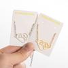 Mother's Day Geometric Heart Pendant Bracelet, Stainless Steel ECG Design