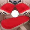 Yousheng Thickened Plush Car Seat Cushion Set Anti-Slip Design Moisture-Wicking Easy Installation Soft Fluffy Front Back Seat