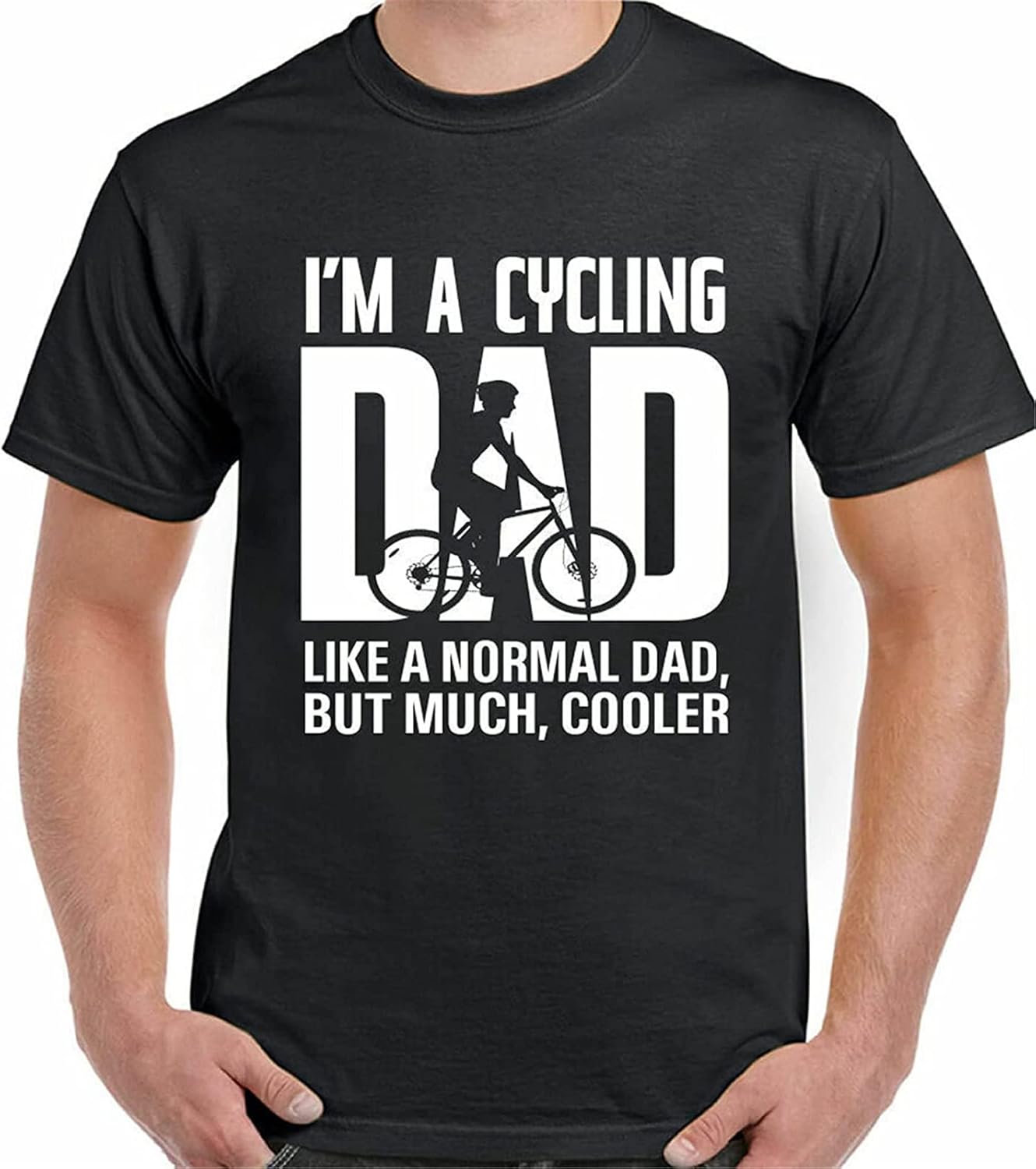 Men s Cycling Dad T Shirt I m A Mens Bike Cycling Bicycle Mountain Road BMX MAMIL 4XL чёрный