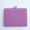 PU Leather ID Card Holder Horizon Style Student ID Pass Cover School Office Exhibition Badge Holder Porta Credencial Id Card