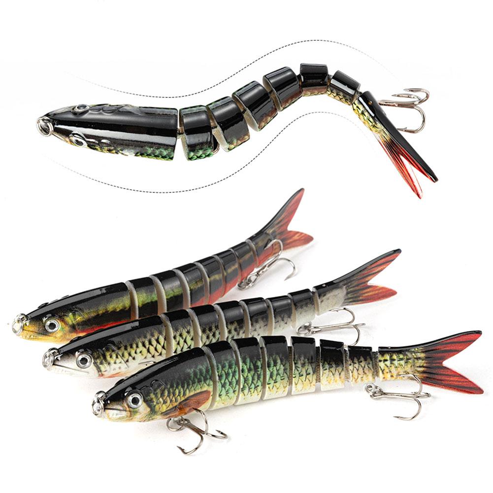 3Pcs Sinking Wobblers Fishing Lures Multi Jointed Swimbait Multi-Section Hard Bait for Pike Bass Trout China Mainland