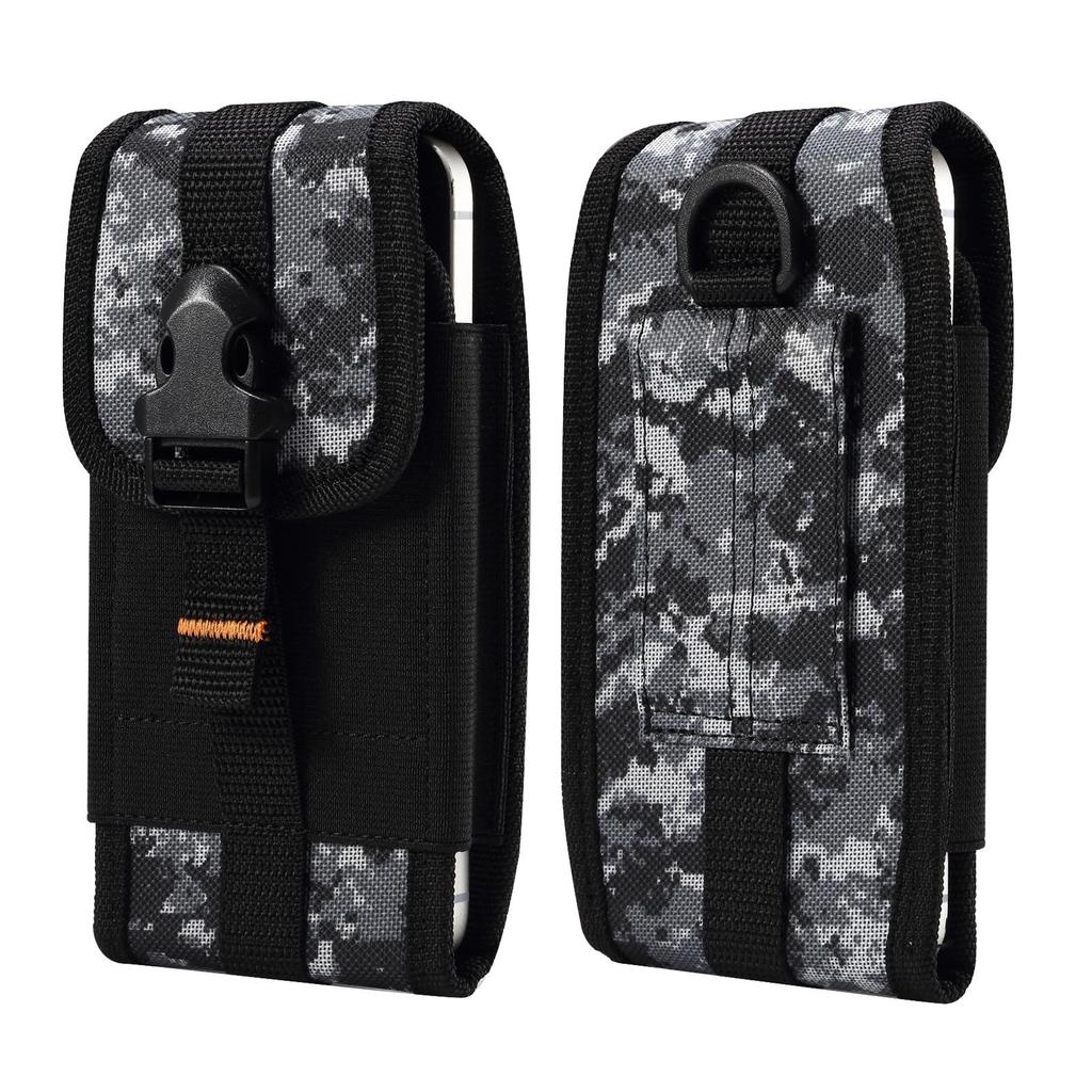 Military Tactical Army Cell Phone Belt Clip Case Bag For iPhone 16 15 14 Pro Max Samsung S25 S24 S23 Xiaomi Redmi Note 13 Oppo Men Waist Holster Pouch