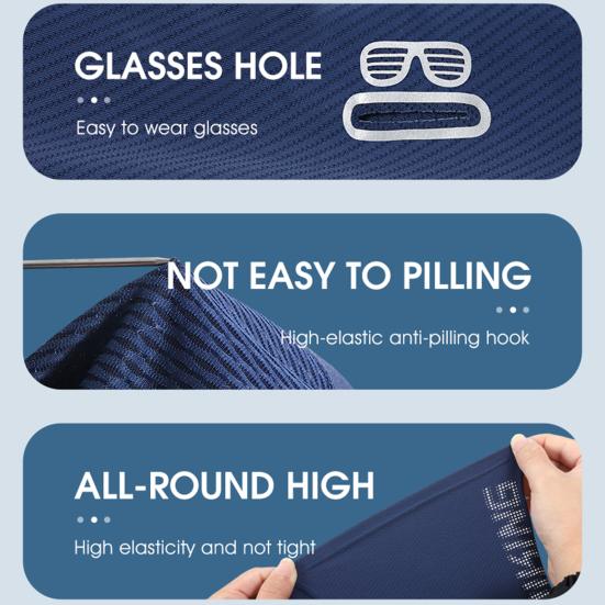 Good Skin-touch Bicycle Face Cover Comprehensive Skin Protection Accessories Good Toughness Cycling Headgear for Sports