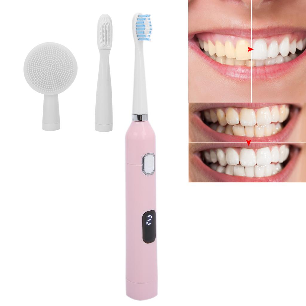 Electric Toothbrush Rechargeable Whitening Teeth Cleaning Waterproof Toothbrush for Adults