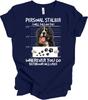 Lustiges Berner Sennenhund Stalker T-Shirt Unisex Geschenk