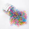 1Pc Color Headband Female Black Korean Version Children Do Not Hurt Hair Disposable Rubber Band Hair Rope Headgear Hair Ring