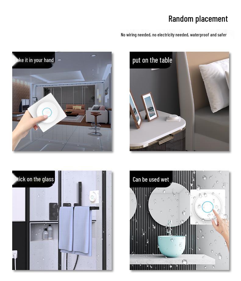Graffiti Wireless Smart Switch with Xiao Ai and Alexa Voice Control