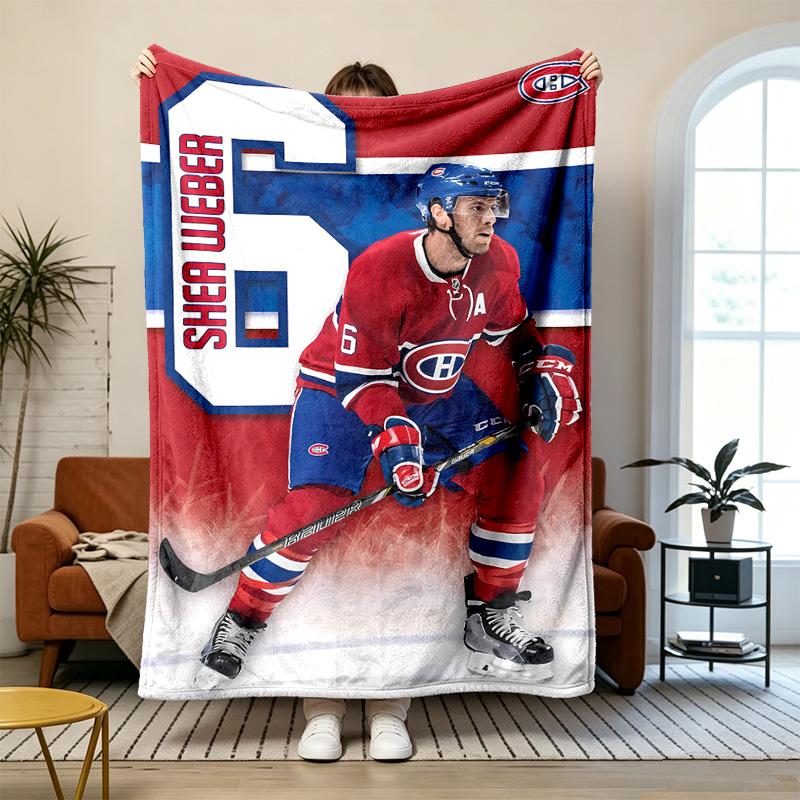 Montreal Canadiens Soft and comfortable flannel Suitable for sofas living rooms outdoor camping travel and also makes a great anniversary gift