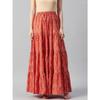 Women's Designer Printed Long Skirt Indian Bollywood Ethnic Flared Skirt Dress