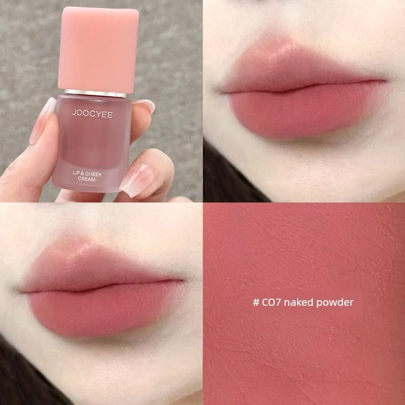 Spring Day Outing~Joocyee Multi-Use Cream Water Gloss Lip Glaze Lip Mud Lipstick Blush Eyeshadow Solid Lip Gloss for Women