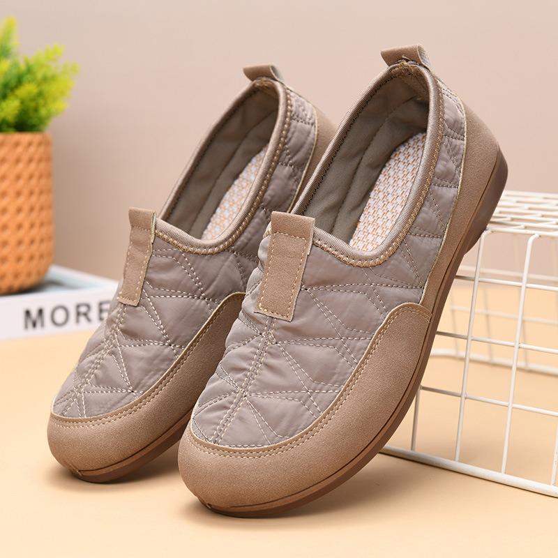 Retro Style Doudou Shoes Spring and Autumn New Fashion Casual Single Shoes Women's Soft Sole Not Tired Mother Shoes