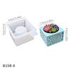 DM1249 Arab Style DIY Succulent Planter Pot Concrete Vase Gypsum Cement Molds Incense Burner Candle Jar Holder Molds for Crafts