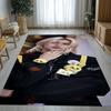 Felix Kpop Stray Kids Star Wohnzimmer Rutschfeste Teppichläufer Weicher Teppich für Schlafzimmer Kinderzimmer Spielzimmer Sofa, Heimdeko Fußmatte Geschenk