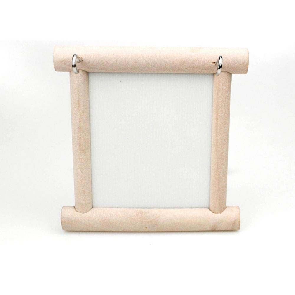 Parrot Parakeets Bird  Supplies Parrot Standing Swing Cockatiel Mirror Stand Bird Perch Mirror Toy