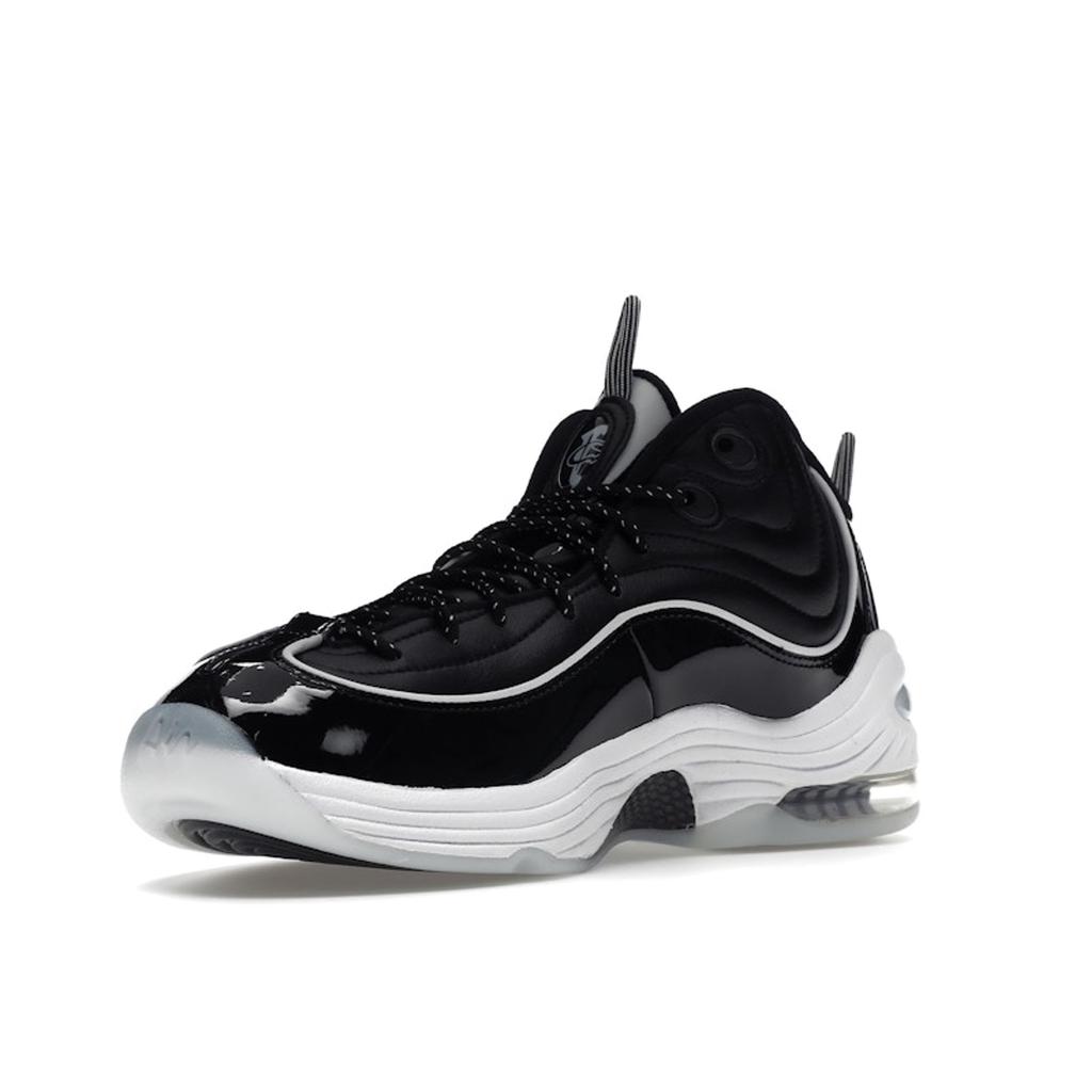 Nike Air Penny 2 Black Patent Unisex Sneakers Multi-Color White Football-Grey DV0817-001