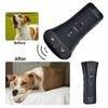 Double Ultrasonic Pet Dog Repeller Anti Barking Stop Bark Training Device High Power Dog Training Repellents Without Battery Pet