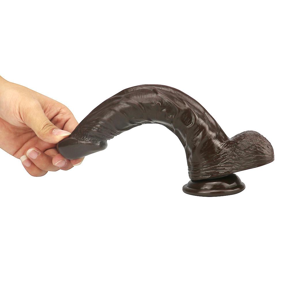Brown 23cm Orgasm Dildo for Women Anal Plug Long Vaginal G-Spot Stimulator Sex Multi-speed Waterproof Pussy Adult 18 Toys