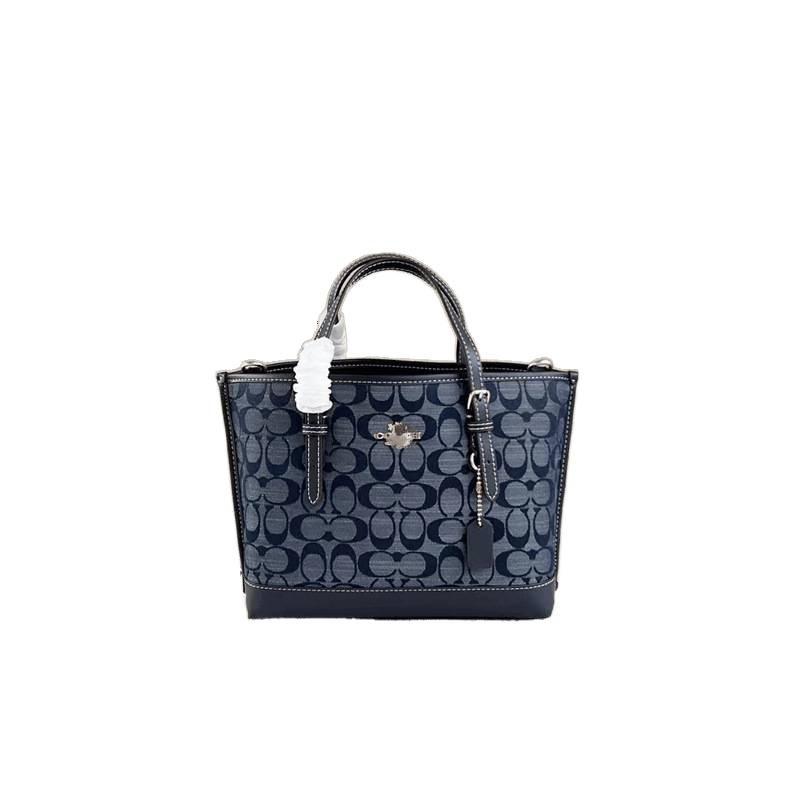 Dámská chambrayová taška KOU Jasmine Tote & Crossbody - Lehká, Velkokapacitní, Doprava zdarma