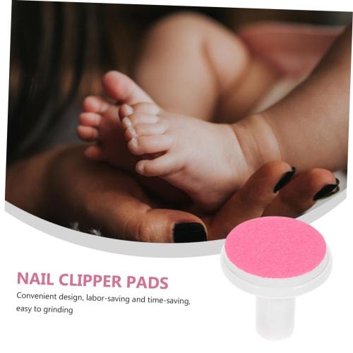 VALICLUD 12 Replacement Nail File Pads for Electric Nail Files, Newborn Baby Nail Clipping Tool, Small Nail Polisher, for Fingernail and Toenail Care