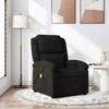 VidaXL Reclining Massage Armchair Black Velvet 371814
