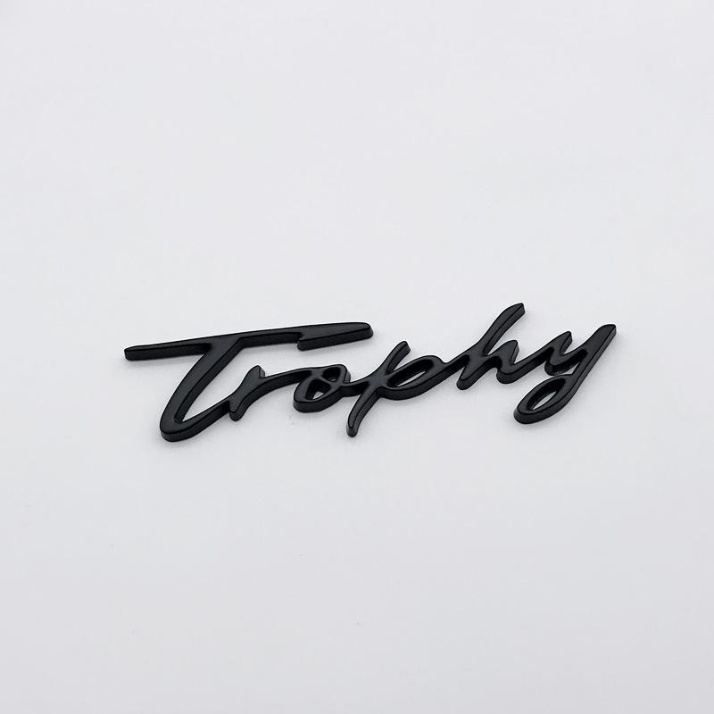 

MG Trophy Badge Stickers Personalized Car English Logo Sticker For MG 7 6 5 ZS MG4 EV ONE Cyberster HS MG3 EZS GT чорний